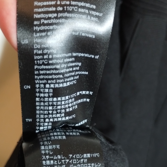 Sandro Midi A-line Black Stretchy Knitted Dress Sz M Excellent Condition - Picture 14 of 14